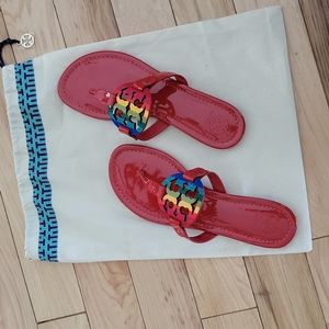 Tory Burch Miller sandal rainbow